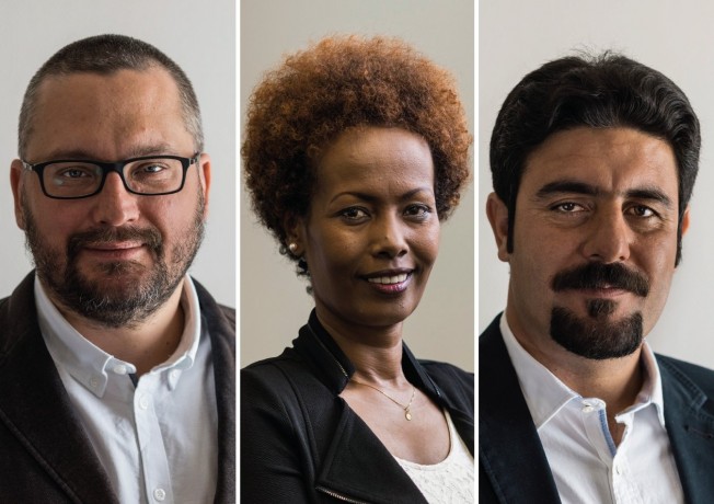 MünchenerBild2-Yirgalem Fisseha Mebrahtu, Jiyar Jahan Fard, Aleksei Bobrovnikov